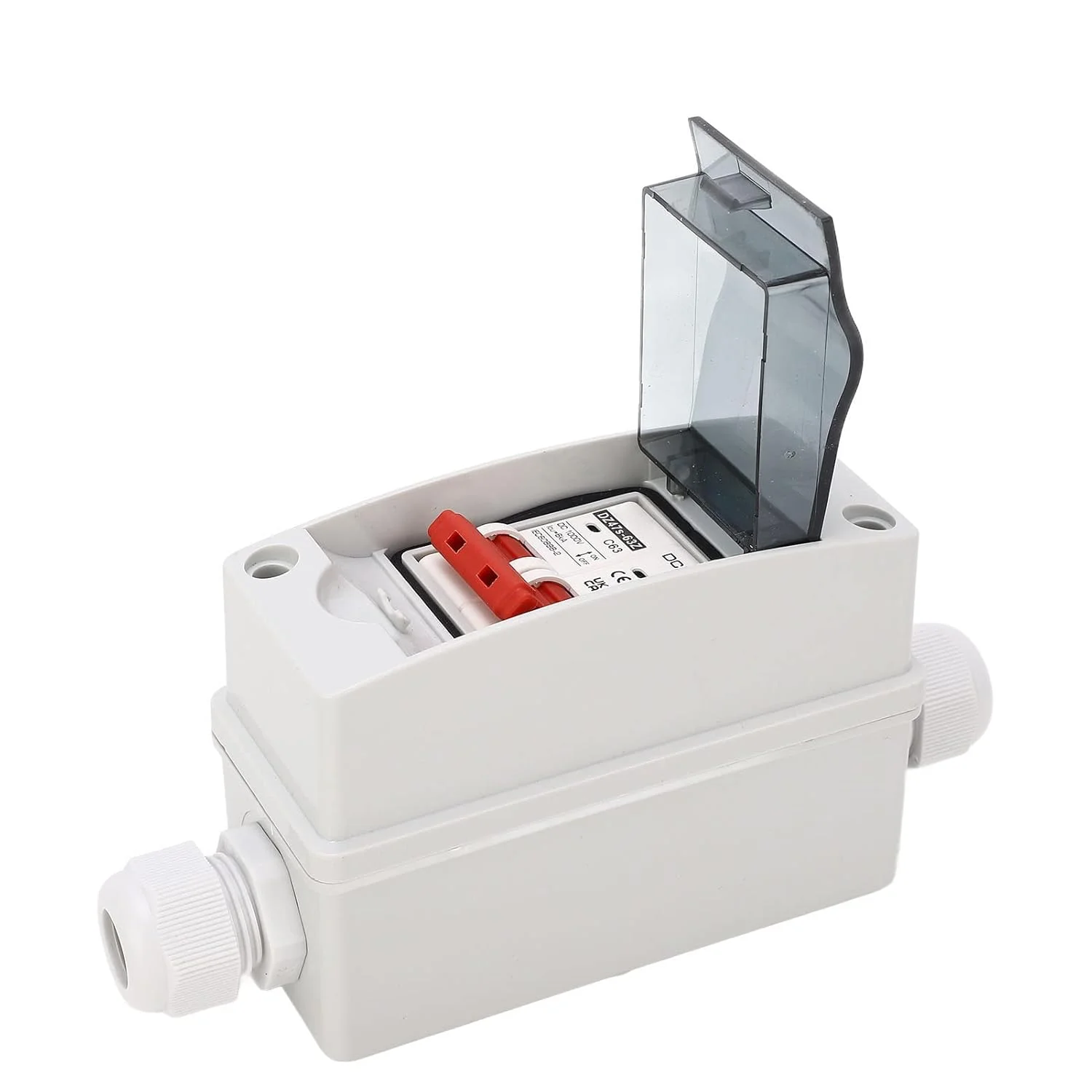 کلید مینیاتوری قطع کننده مدار DC مدل Eujgoov 2P 63A برای سیستم خورشیدی PV کلید مینیاتوری قطع کننده مدار DC مدل Eujgoov 2P 63A برای سیستم خورشیدی PV