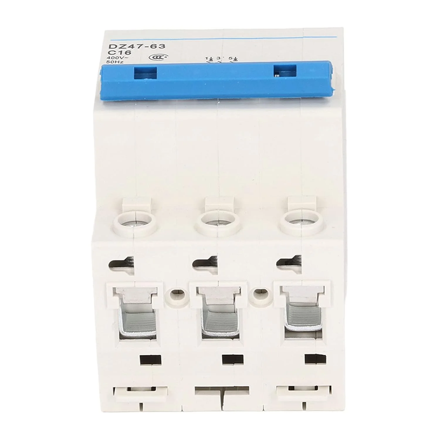 کلید مینیاتوری هیودو، کلید مینیاتوری 3 پل نصب شده روی ریل DIN، کلید ولتاژ پایین 400 ولت 16 آمپر DZ47-63 C16، برای سیستم شبکه پنل های خورشیدی اداری خانگی