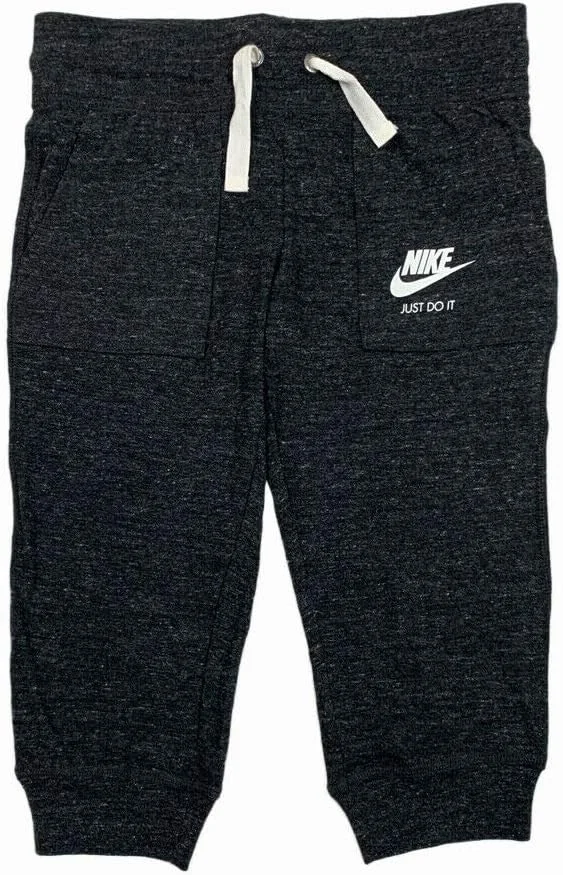 شلوار ورزشی دخترانه نایک مدل Sportswear Vintage Slim Fit Just Do It Crop Heather AT3352 (سایز کوچک)