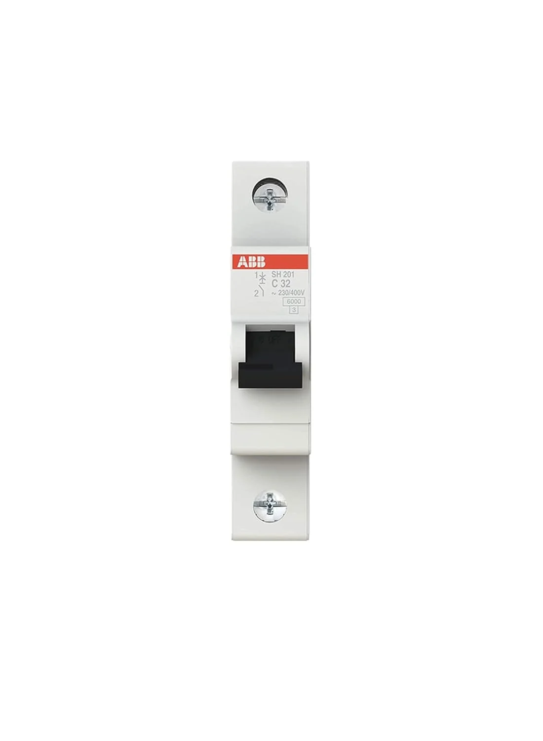 فیوز مینیاتوری ABB مدل SH201-C32، تک پل، 32 آمپر (Abb2Cds211001R0324)