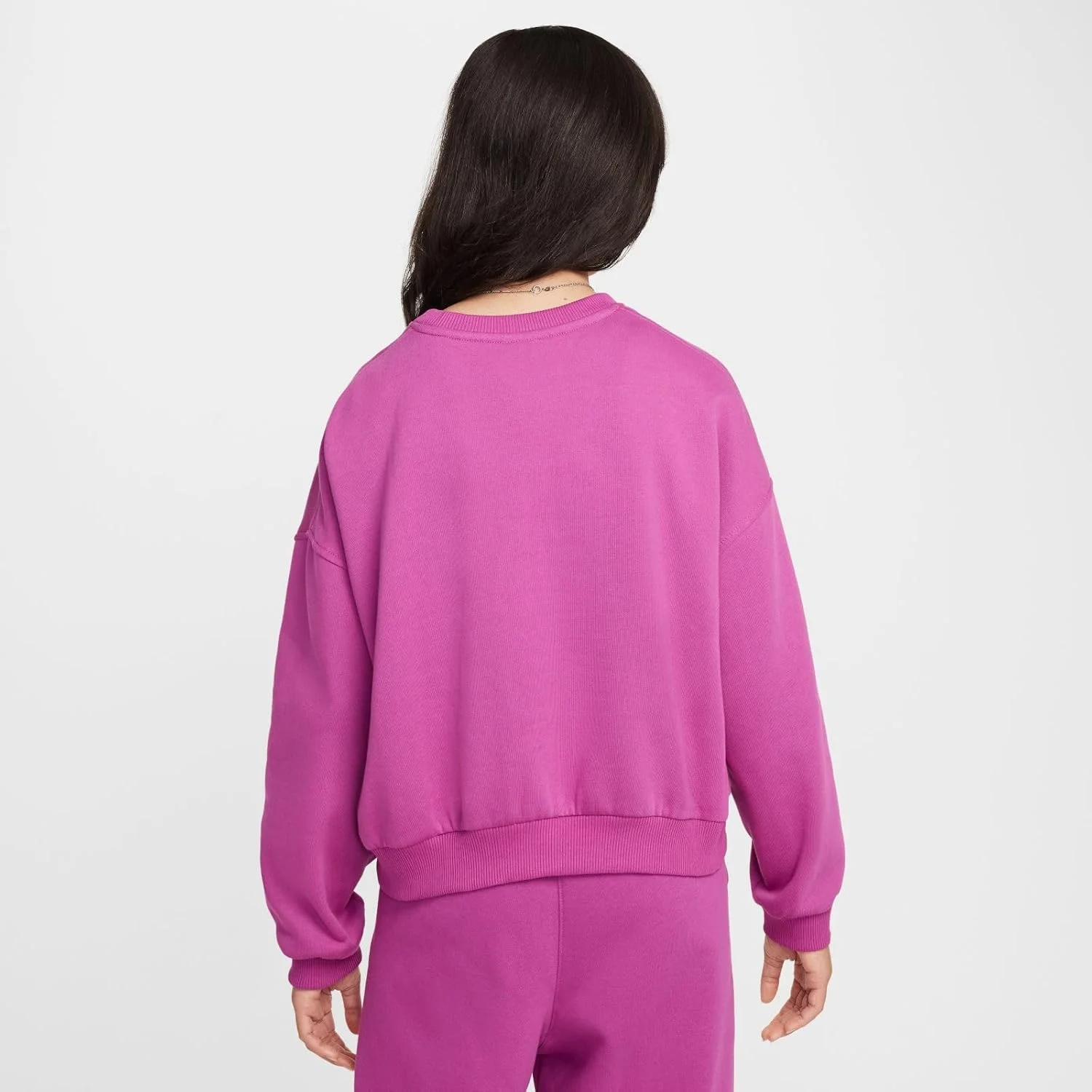 سویشرت دخترانه نایک Sportswear Club Fleece با یقه گرد و مدل جعبهای (دخترانه) سویشرت دخترانه نایک Sportswear Club Fleece با یقه گرد و مدل جعبهای (دخترانه)