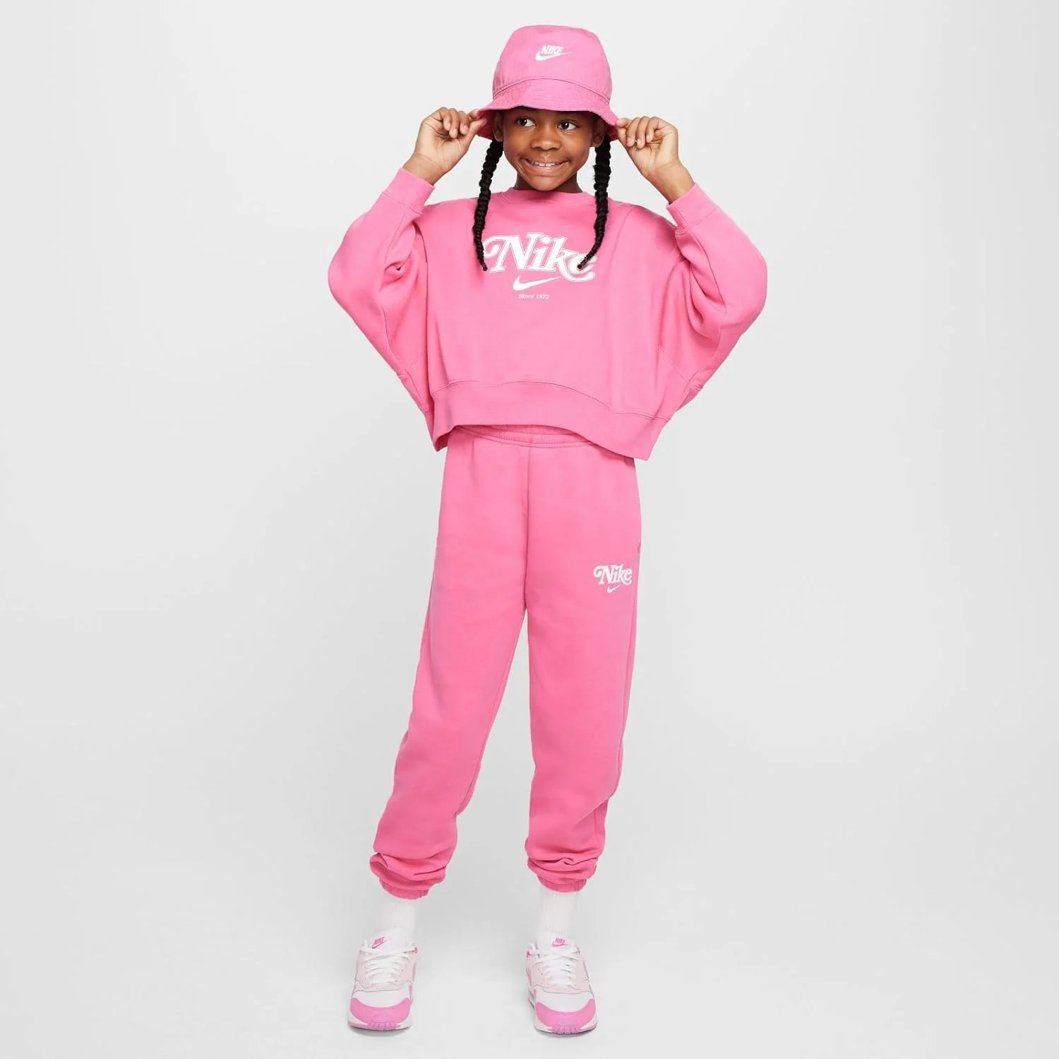 شلوار جاگر پشمی دخترانه نایک مدل Sportswear Fleece Jogger شلوار جاگر پشمی دخترانه نایک مدل Sportswear Fleece Jogger