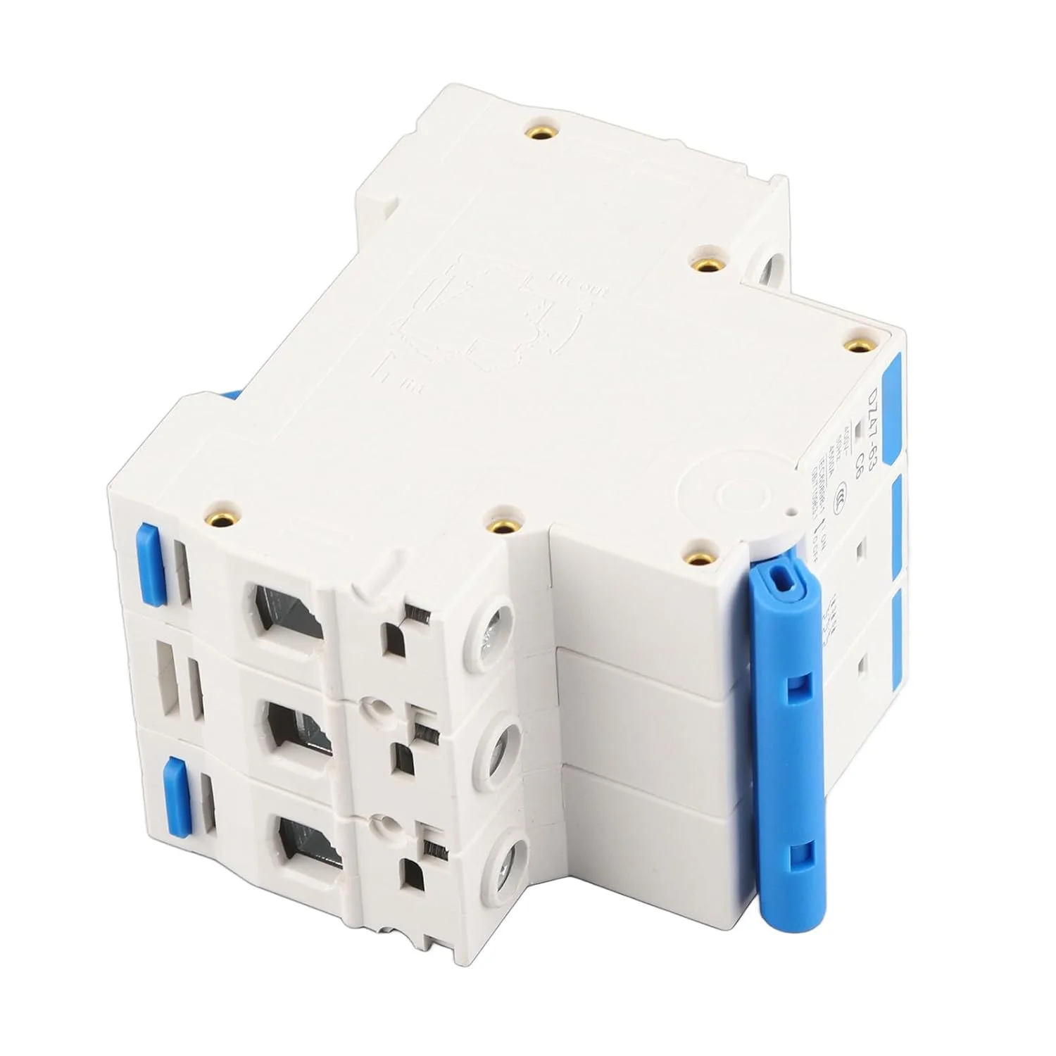 کلید مینیاتوری Haofy AC 400V 6/10/16/20A 3 پل، قطع کننده ایمنی DZ47-63 برای مدار و تجهیزات DC، سیستم تولید برق خورشیدی کوچک (6A) کلید مینیاتوری Haofy AC 400V 6/10/16/20A 3 پل، قطع کننده ایمنی DZ47-63 برای مدار و تجهیزات DC، سیستم تولید برق خورشیدی کوچک (6A)