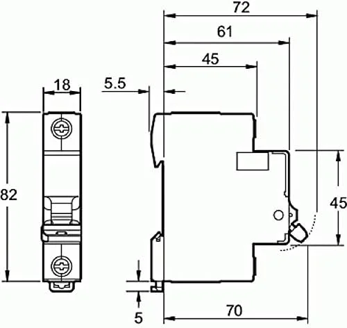 کلید مینیاتوری اشنایدر الکتریک - MCB 1P 32A EZ9F56132 کلید مینیاتوری اشنایدر الکتریک - MCB 1P 32A EZ9F56132