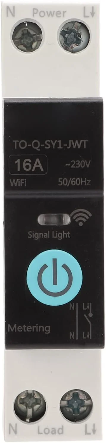 کلید مینیاتوری ریلی Din Sorandy، کلید هوشمند WiFi کنترل از راه دور تلفن همراه با 3 حالت زمان بندی، کلید مینیاتوری نصب شده روی ریل Din برای لوازم خانگی (16 آمپر) کلید مینیاتوری ریلی Din Sorandy، کلید هوشمند WiFi کنترل از راه دور تلفن همراه با 3 حالت زمان بندی، کلید مینیاتوری نصب شده روی ریل Din برای لوازم خانگی (16 آمپر)