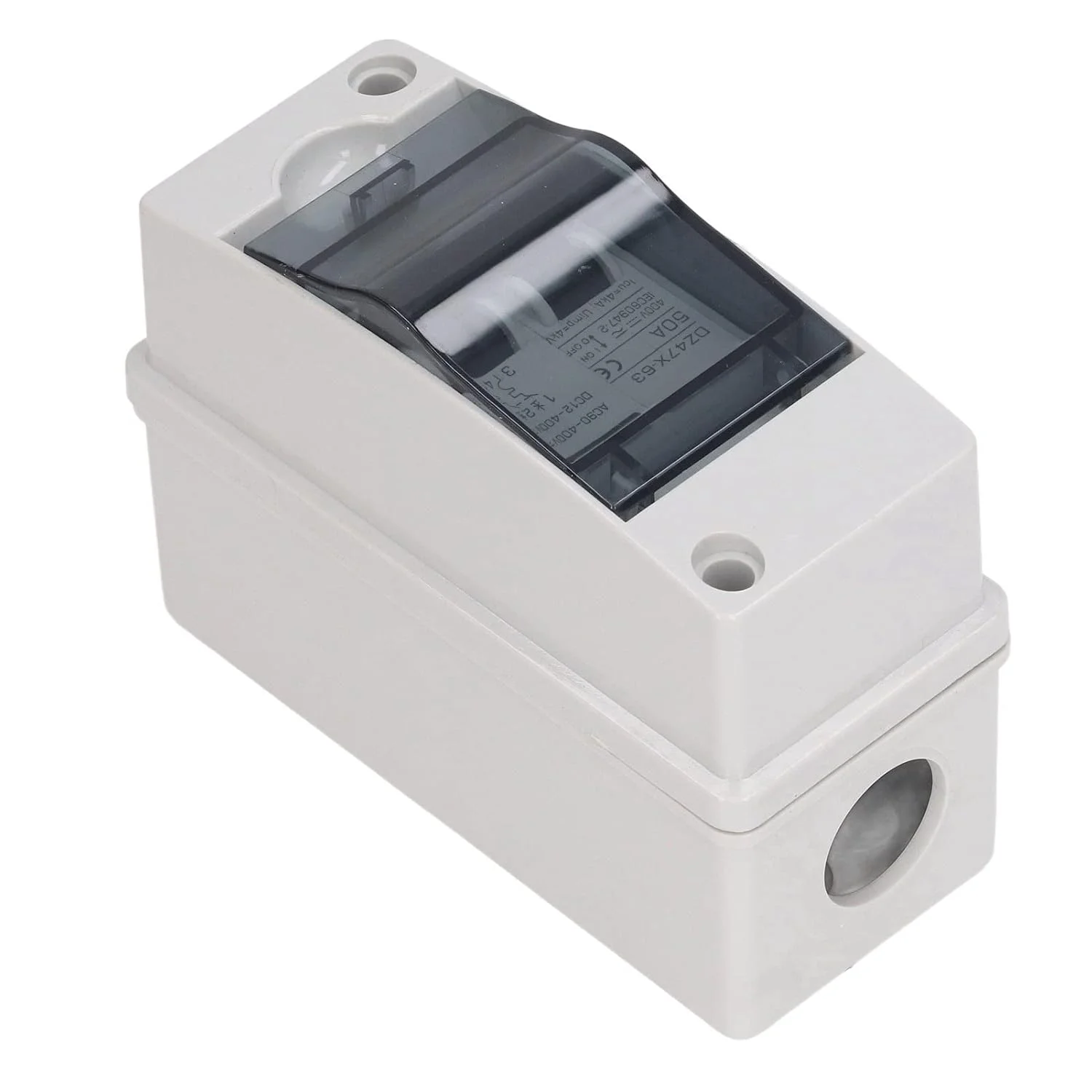 سنسور مجاورت القایی Eujgoov، مینیاتوری 50A قطع کننده مدار DZ47X 63 AC90-400V&DC12-400V، آلیاژ مس، چراغ نشانگر LED، جریان نامی بالا، نصب آسان برای سیستم PV سنسور مجاورت القایی Eujgoov، مینیاتوری 50A قطع کننده مدار DZ47X 63 AC90-400V&DC12-400V، آلیاژ مس، چراغ نشانگر LED، جریان نامی بالا، نصب آسان برای سیستم PV