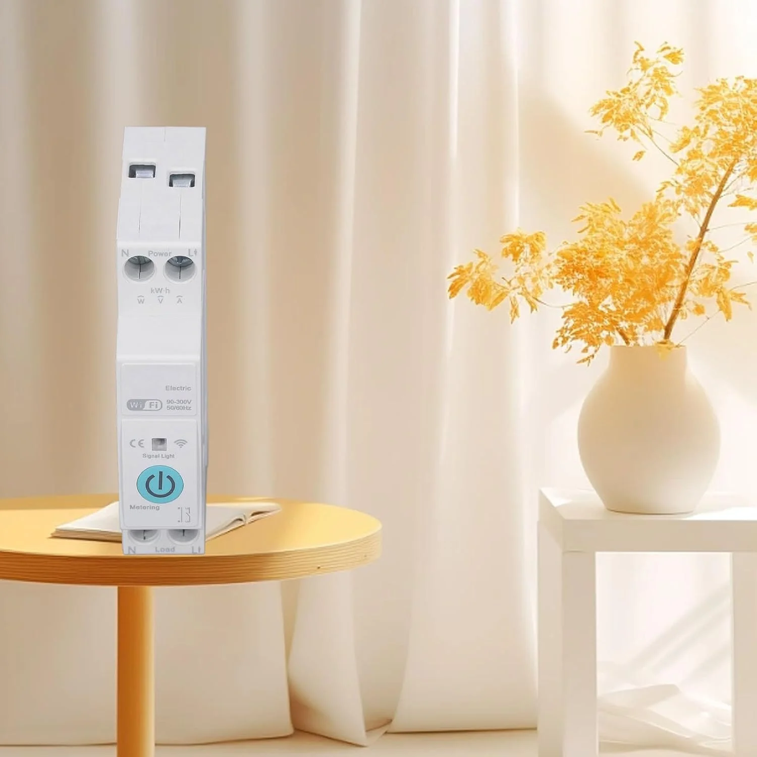 قطع کننده مدار وای فای VELATEMOR با قابلیت ذخیره داده های تاریخچه، کنترل از طریق اپلیکیشن، سوئیچ AC 90-300V برای نظارت بر دستگاه های خانگی (63A) قطع کننده مدار وای فای VELATEMOR با قابلیت ذخیره داده های تاریخچه، کنترل از طریق اپلیکیشن، سوئیچ AC 90-300V برای نظارت بر دستگاه های خانگی (63A)