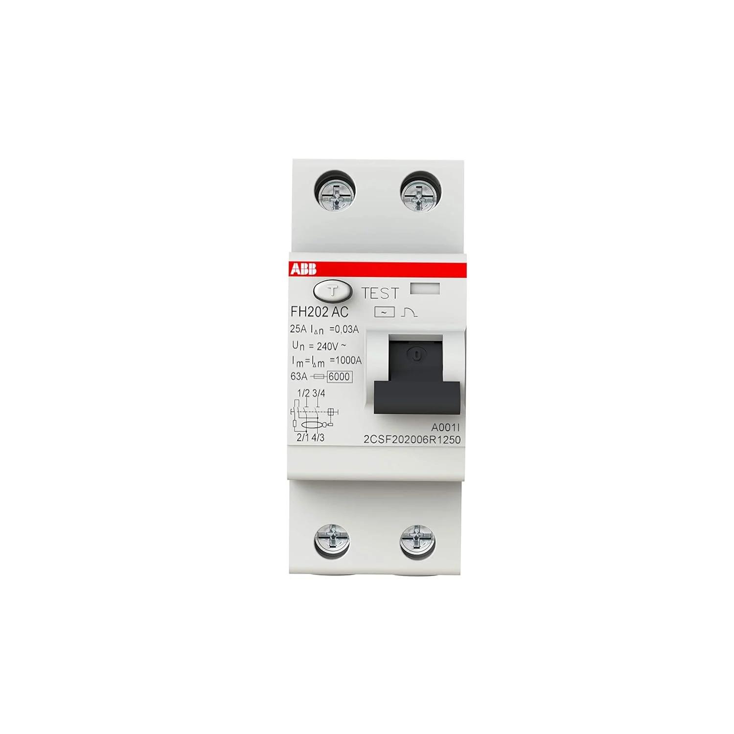 قطعه ریسک 25A 2P 30MA FH202