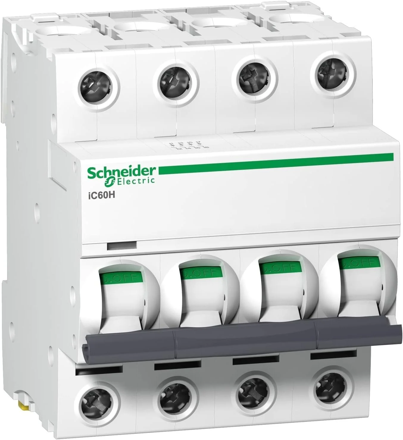 کلید مینیاتوری 4 پل 63 آمپر Schneider Electric Acti9 iC60H مدل A9F54463