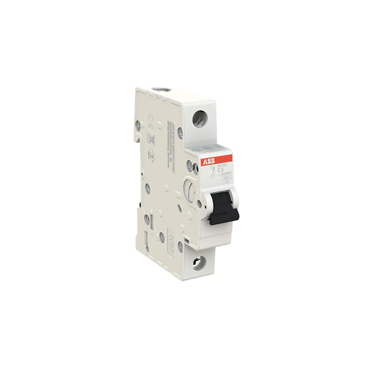 کلید مینیاتوری ABB SH201-C6، 1 پل، 6 آمپر (ABB2CDS211001R0064)