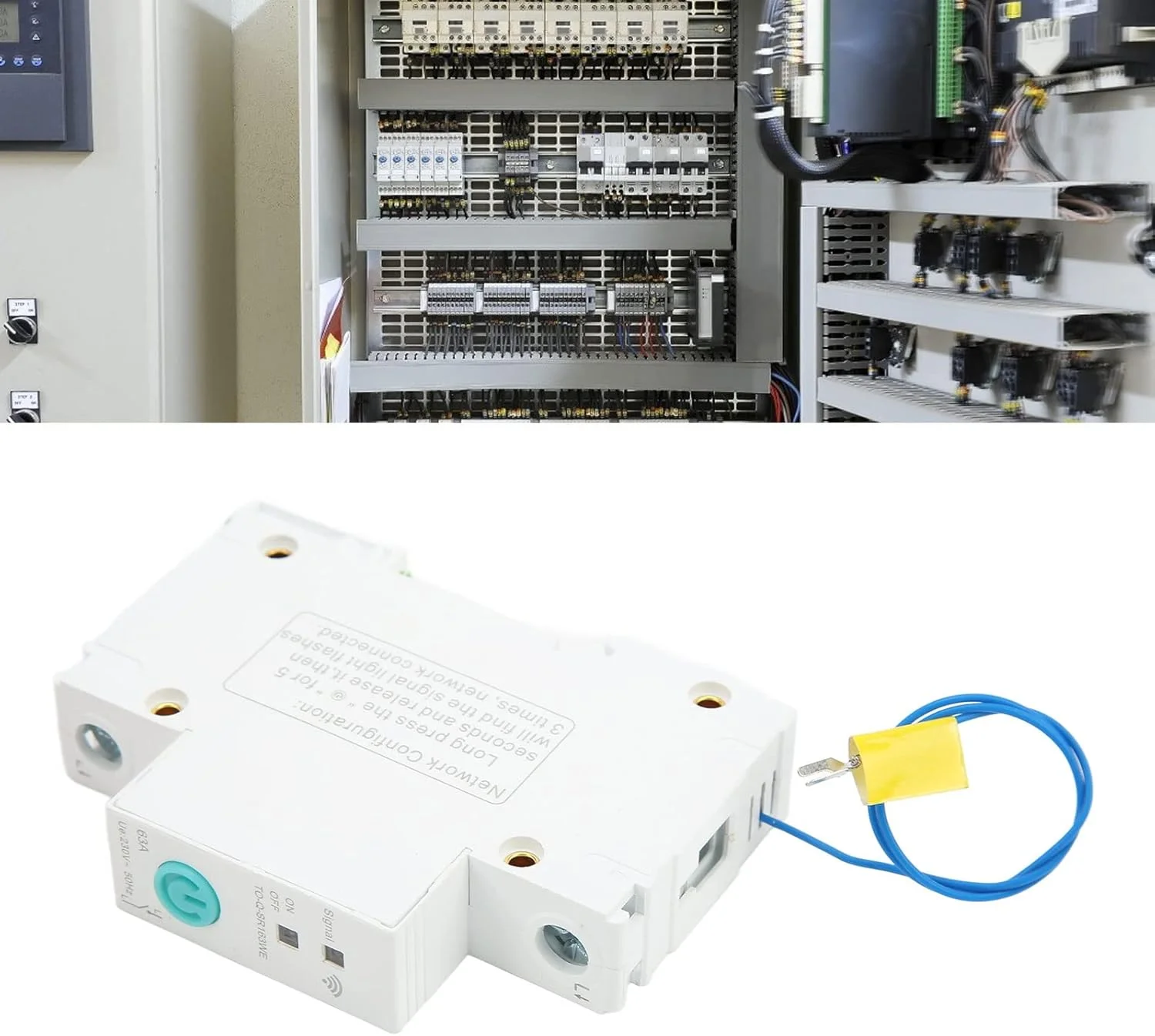 کلید مینیاتوری مدار شکن Oreilet، مدار شکن هوشمند WIFI 2.4GHz پشتیبانی از عملکردهای زمان بندی، کنترل برنامه، سوئیچ هوشمند ریل DIN مدار شکن از راه دور خانه، برای تجهیزات الکتریکی، AC120V‑280V کلید مینیاتوری مدار شکن Oreilet، مدار شکن هوشمند WIFI 2.4GHz پشتیبانی از عملکردهای زمان بندی، کنترل برنامه، سوئیچ هوشمند ریل DIN مدار شکن از راه دور خانه، برای تجهیزات الکتریکی، AC120V‑280V
