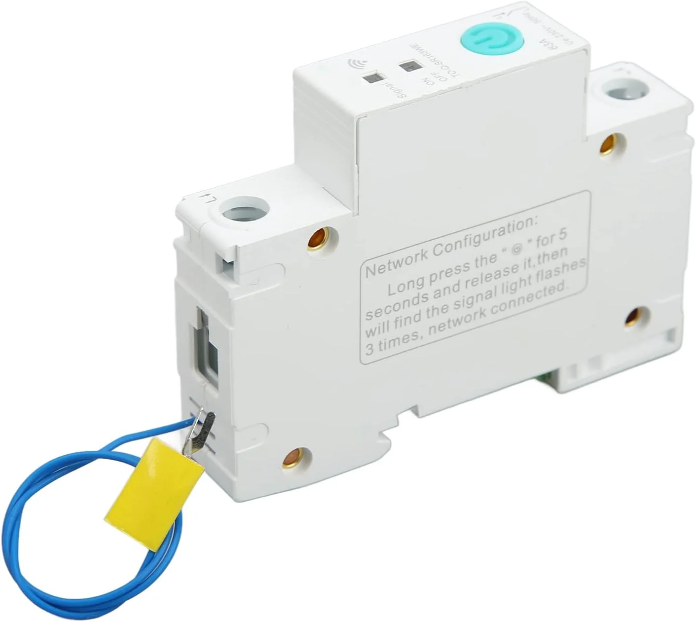 کلید مینیاتوری مدار شکن Oreilet، مدار شکن هوشمند WIFI 2.4GHz پشتیبانی از عملکردهای زمان بندی، کنترل برنامه، سوئیچ هوشمند ریل DIN مدار شکن از راه دور خانه، برای تجهیزات الکتریکی، AC120V‑280V کلید مینیاتوری مدار شکن Oreilet، مدار شکن هوشمند WIFI 2.4GHz پشتیبانی از عملکردهای زمان بندی، کنترل برنامه، سوئیچ هوشمند ریل DIN مدار شکن از راه دور خانه، برای تجهیزات الکتریکی، AC120V‑280V