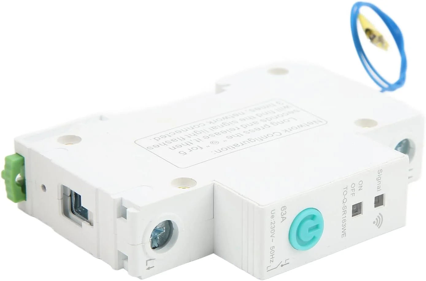 کلید مینیاتوری مدار شکن Oreilet، مدار شکن هوشمند WIFI 2.4GHz پشتیبانی از عملکردهای زمان بندی، کنترل برنامه، سوئیچ هوشمند ریل DIN مدار شکن از راه دور خانه، برای تجهیزات الکتریکی، AC120V‑280V کلید مینیاتوری مدار شکن Oreilet، مدار شکن هوشمند WIFI 2.4GHz پشتیبانی از عملکردهای زمان بندی، کنترل برنامه، سوئیچ هوشمند ریل DIN مدار شکن از راه دور خانه، برای تجهیزات الکتریکی، AC120V‑280V