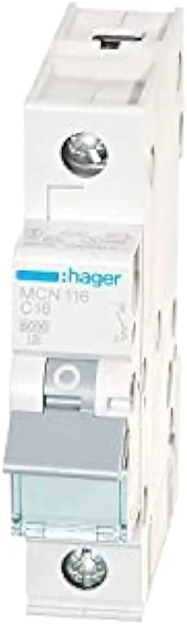 فیوز مینیاتوری تک پل Hager - ساخت فرانسه (16 آمپر)