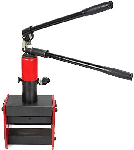 ابزار خمکاری هیدرولیک شینه مسی Esloy ZCB-200A، دستگاه خم کن یکپارچه، خم کن مس، قابل استفاده به صورت یکپارچه و جداگانه با حداکثر ضخامت 12 میلی متر