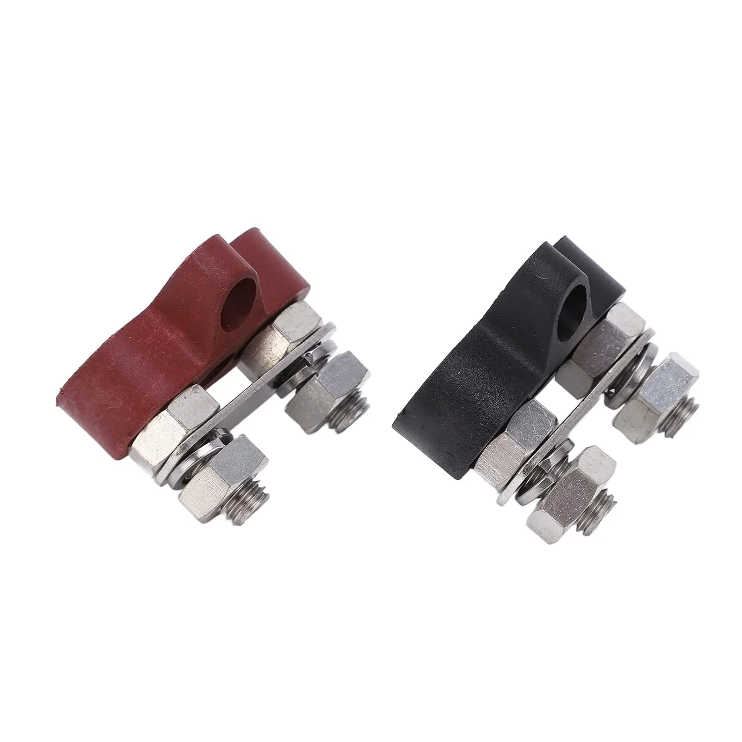 بلوک ترمینال دوگانه مثبت منفی DC48V M8، ترمینال توزیع برق باتری، پست اتصال باس بار رزوه M8 بلوک ترمینال دوگانه مثبت منفی DC48V M8، ترمینال توزیع برق باتری، پست اتصال باس بار رزوه M8