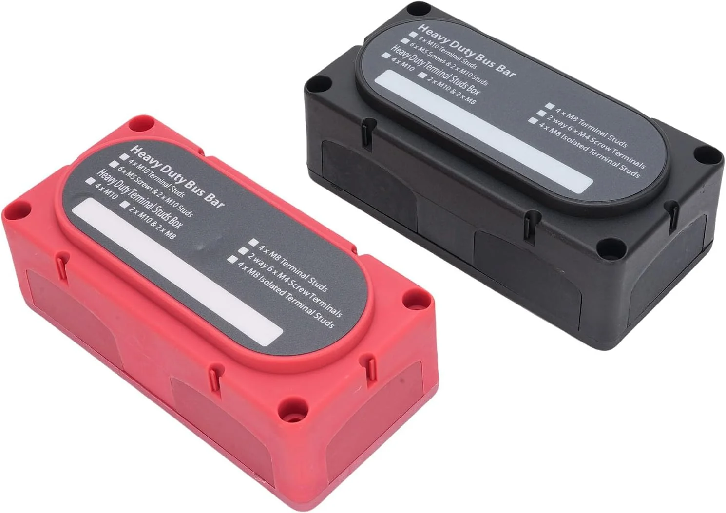 باسبار توزیع برق 12 راهه Zhjvihx 150A، باس بار M8 Stud برای خودرو، RV، دریایی - منفی و مثبت، ایده آل برای تجهیزات مختلف الکتریکی باسبار توزیع برق 12 راهه Zhjvihx 150A، باس بار M8 Stud برای خودرو، RV، دریایی - منفی و مثبت، ایده آل برای تجهیزات مختلف الکتریکی
