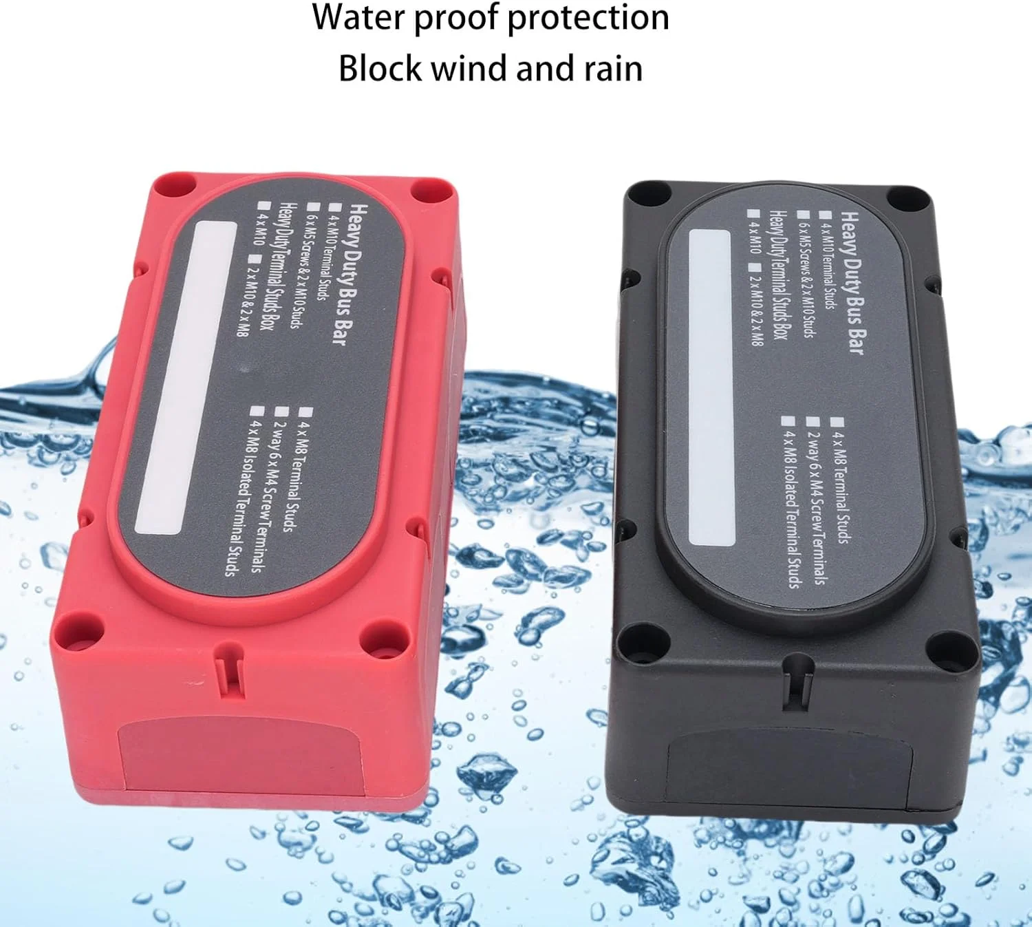 باسبار توزیع برق 12 راهه Zhjvihx 150A، باس بار M8 Stud برای خودرو، RV، دریایی - منفی و مثبت، ایده آل برای تجهیزات مختلف الکتریکی باسبار توزیع برق 12 راهه Zhjvihx 150A، باس بار M8 Stud برای خودرو، RV، دریایی - منفی و مثبت، ایده آل برای تجهیزات مختلف الکتریکی