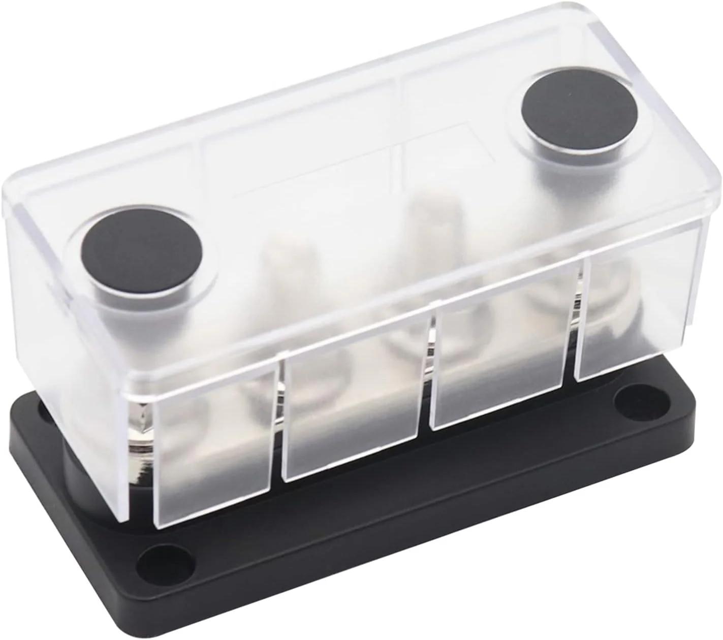 بوس بار DC 48V 4 x 3/8 لابیموس 300A با پوشش شفاف