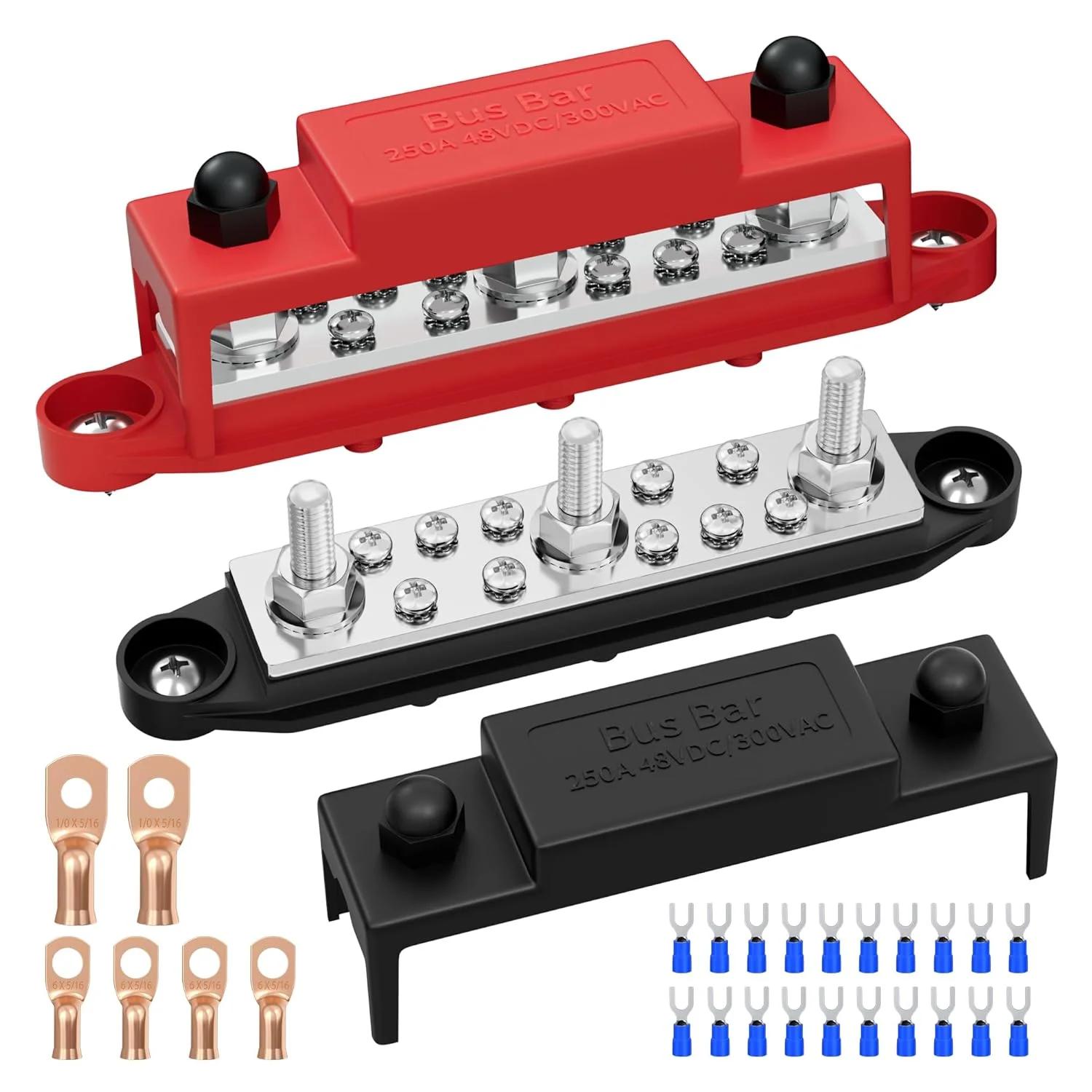 بلک تerminal 12V DC 250A - منفی و مثبت | Joinfworld