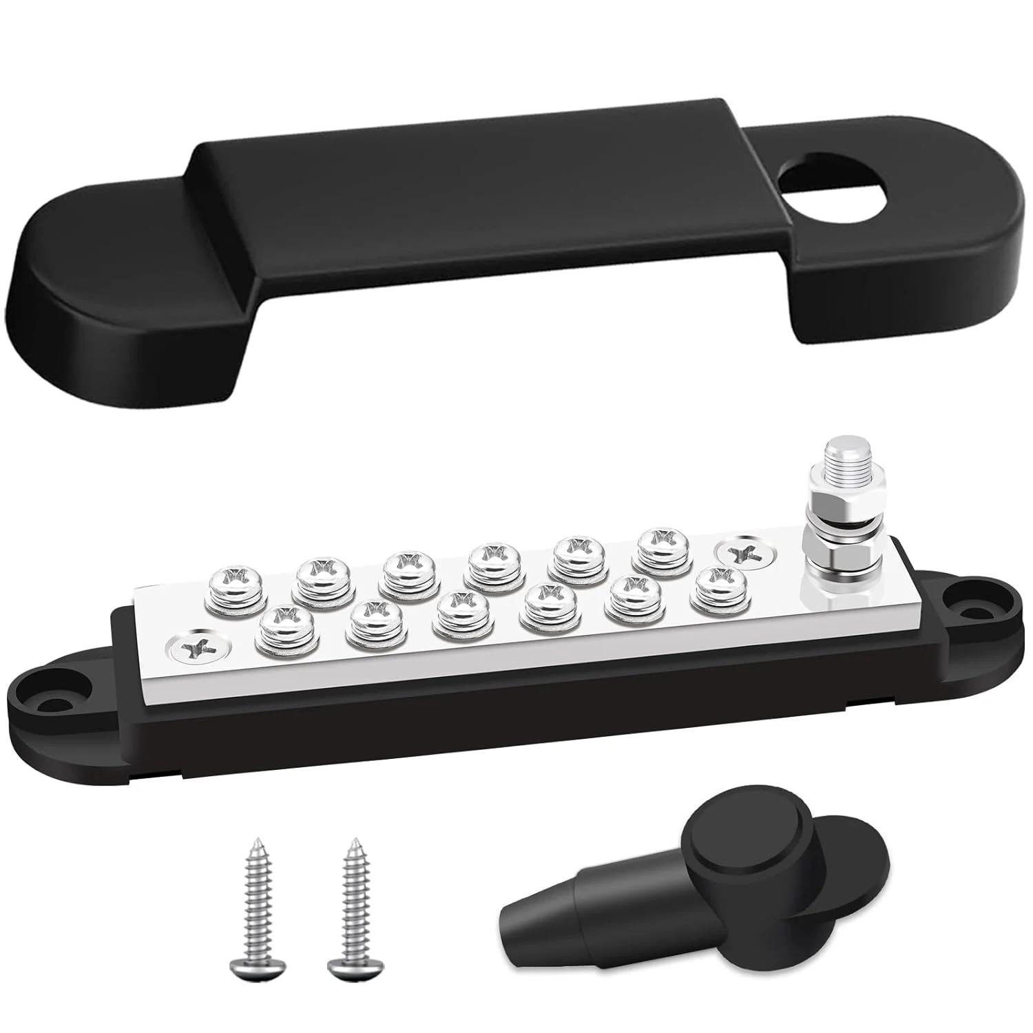 بوز بار مارین 12V 1/4" Aienxn 150A_terminals_black