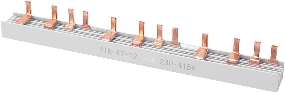 بوارbusbar کوپری Copper برای مCB چرخه‌نواز چهارپول چنگال Connector
