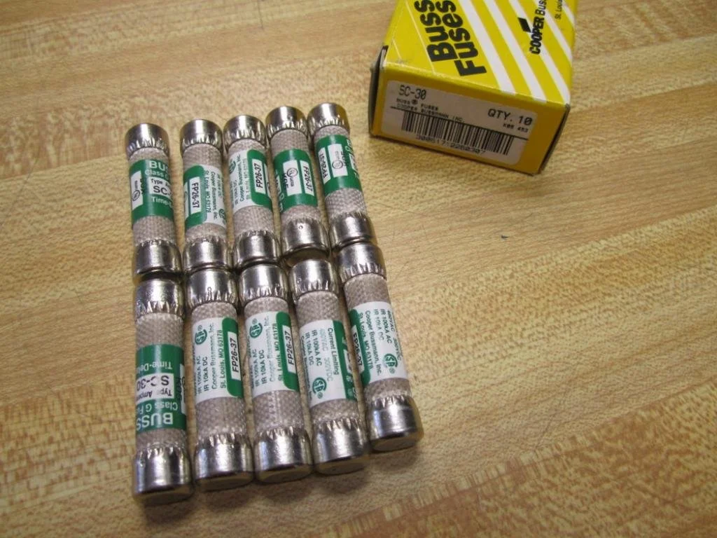 فیوز کارتریجی Bussmann #BP/SC-30 30A SC (بسته 10 عددی)