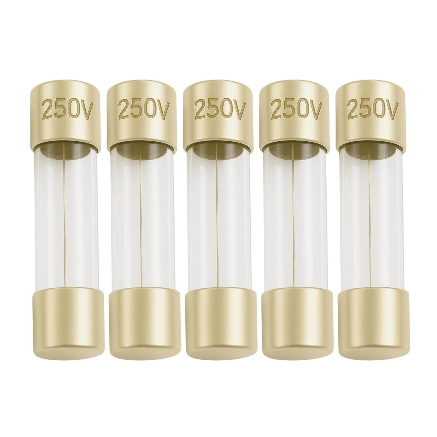 پکیج 5-315mA گلاس فسیل Eaton GMA 250v 5mm x 20mm Fast Blow