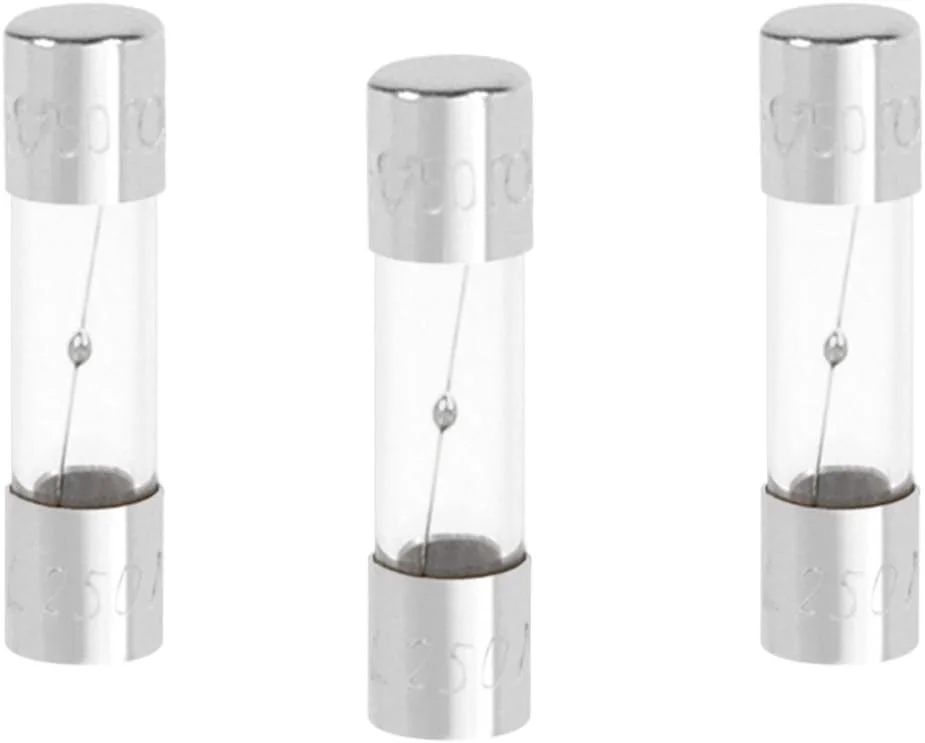 فیوز شیشه ای Debflex 715596 با تاخیر در سوختن، 3 عدد، 5x20، 1 آمپر، 250 ولت