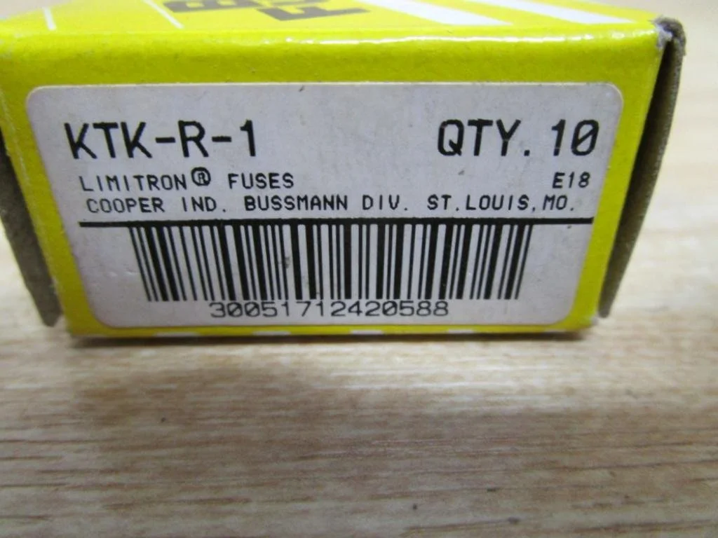 فیوز Bussmann Limitron KTK-R-1 Cooper KTKR1 (بسته 10 عددی) فیوز Bussmann Limitron KTK-R-1 Cooper KTKR1 (بسته 10 عددی)