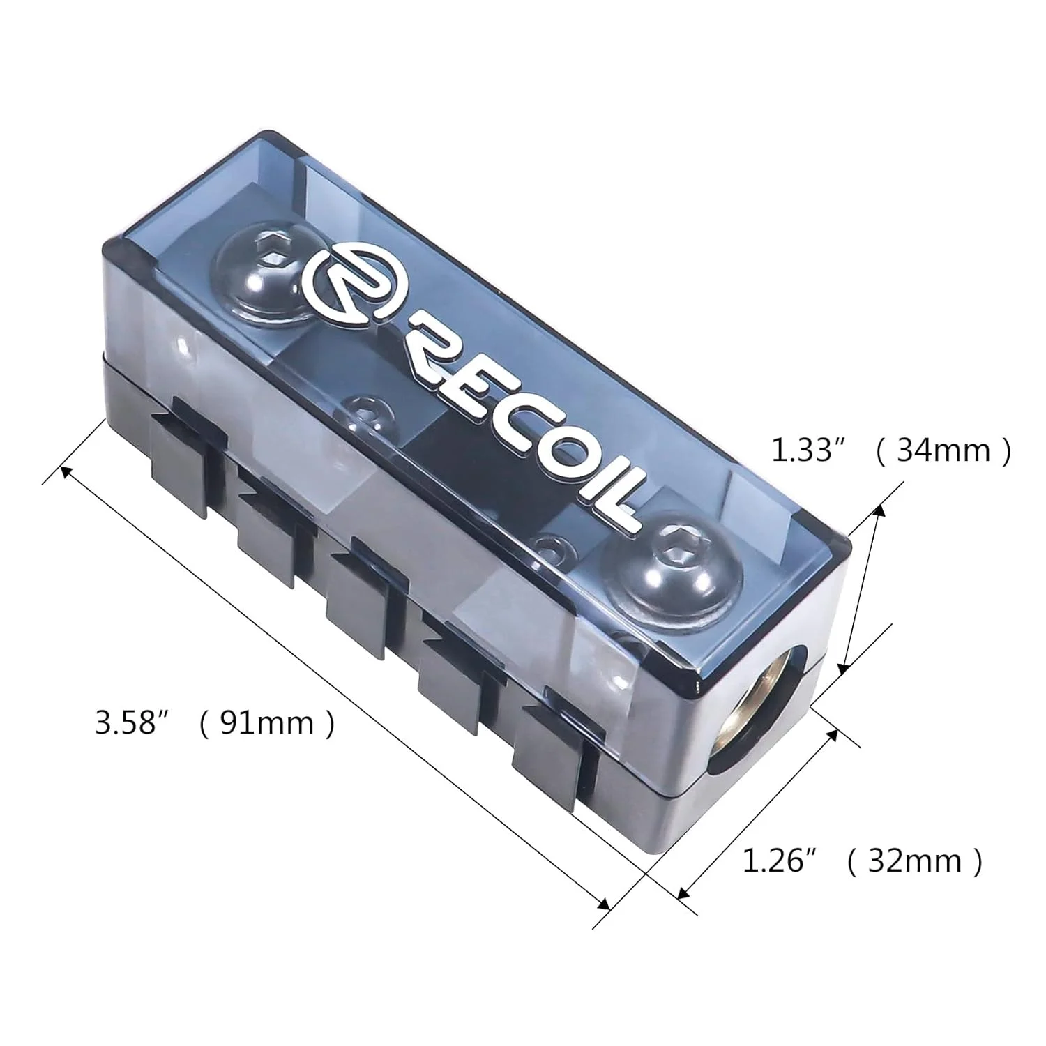 بسته 2 عددی جا فیوزی ماژولار RECOIL MFHA-2 گیج 0/2/4، نگهدارنده فیوزهای ANL و Mini-ANL خطی با میلههای جامپر برای ایجاد بلوک توزیع فیوز و بلوکهای ترکیبی منفی بسته 2 عددی جا فیوزی ماژولار RECOIL MFHA-2 گیج 0/2/4، نگهدارنده فیوزهای ANL و Mini-ANL خطی با میلههای جامپر برای ایجاد بلوک توزیع فیوز و بلوکهای ترکیبی منفی