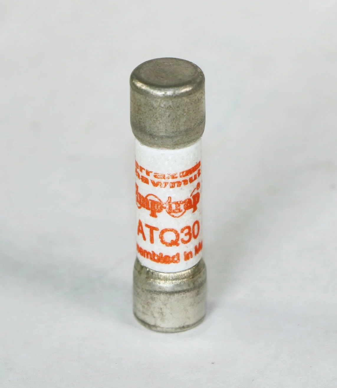 فیوز تاخیری مینیاتوری 30 آمپر 500VAC برند Ferraz Shawmut مدل ATQ-30 (ATQ 30)