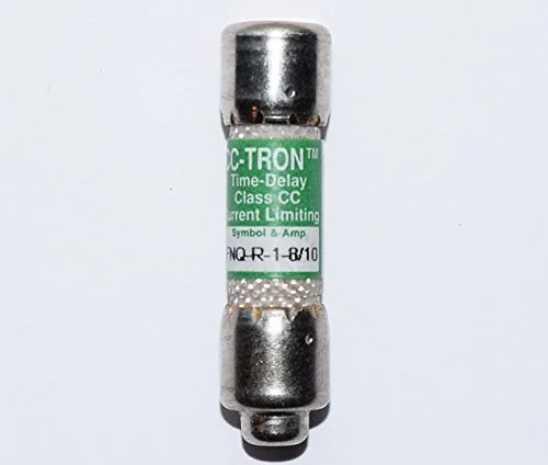 فیوز Bussmann FNQ-R-1-8/10، 1-8/10 آمپر (1-8/10A) 600 ولت مینیاتوری تاخیری کلاس CC