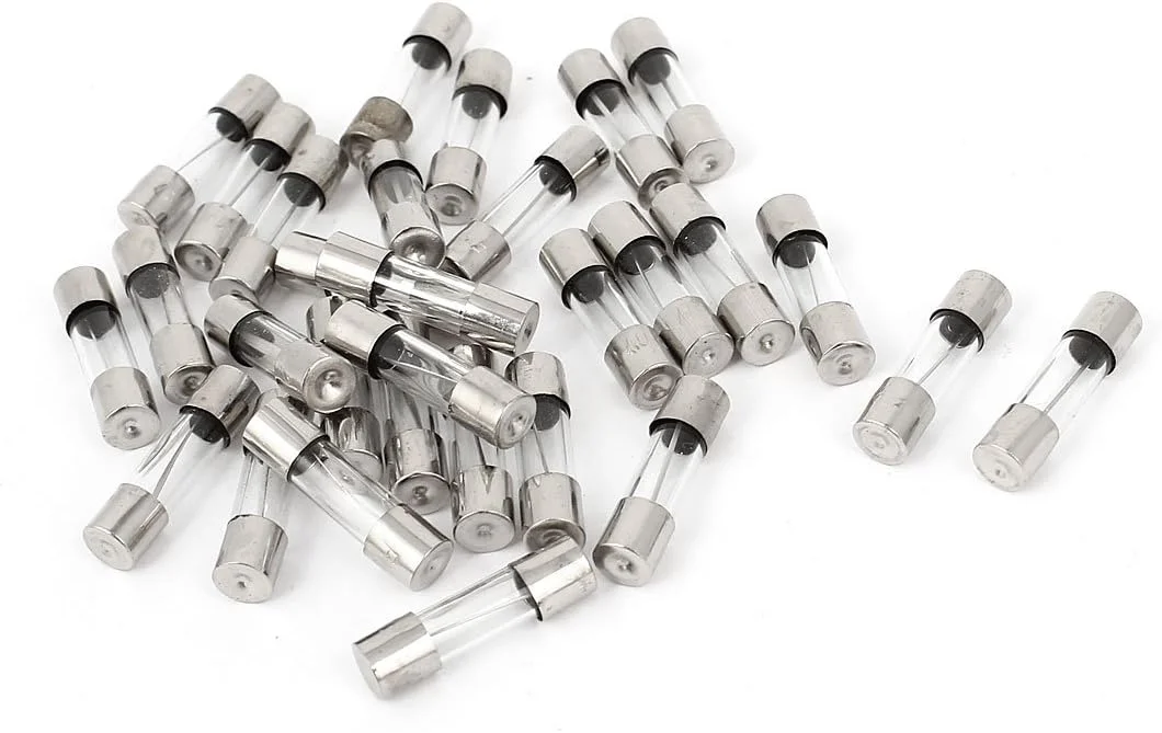 فیوزهای شیشه ای 5mm x 20mm با عملکرد سریع AC 250V 13A، بسته 30 عددی، برند sourcingmap