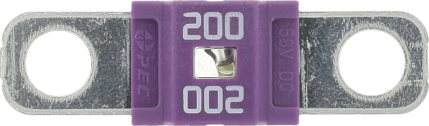 فیوز MIDI رستگراف 58 ولت / 200 آمپر بنفش