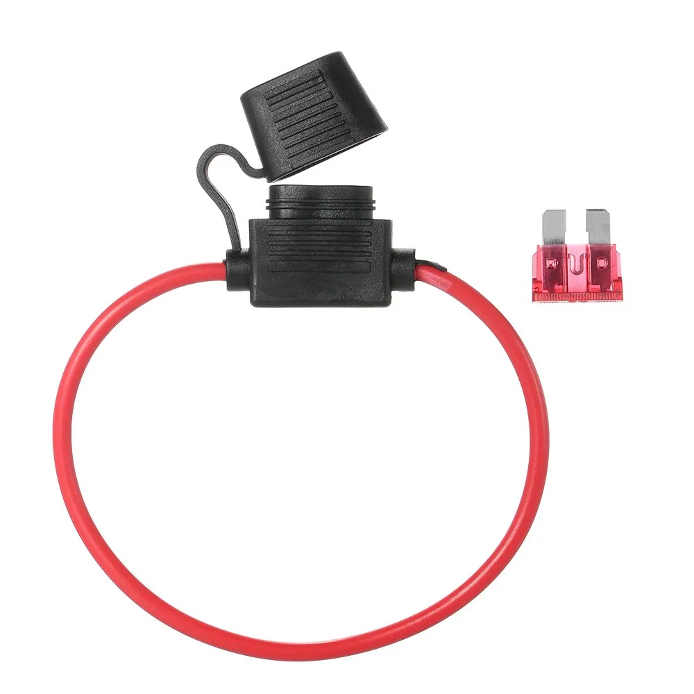 ایر فورا 10 عدد هولدر فیوز تیغه ای استاندارد DC 12V 40A ضد آب برای ماشین و موتور سیکلت ایر فورا 10 عدد هولدر فیوز تیغه ای استاندارد DC 12V 40A ضد آب برای ماشین و موتور سیکلت