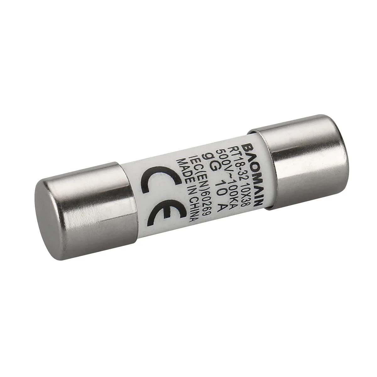 فیوز استوانه ای RT18-32 10 X 38 10A gG 500V 100kA بسته 20 عددی