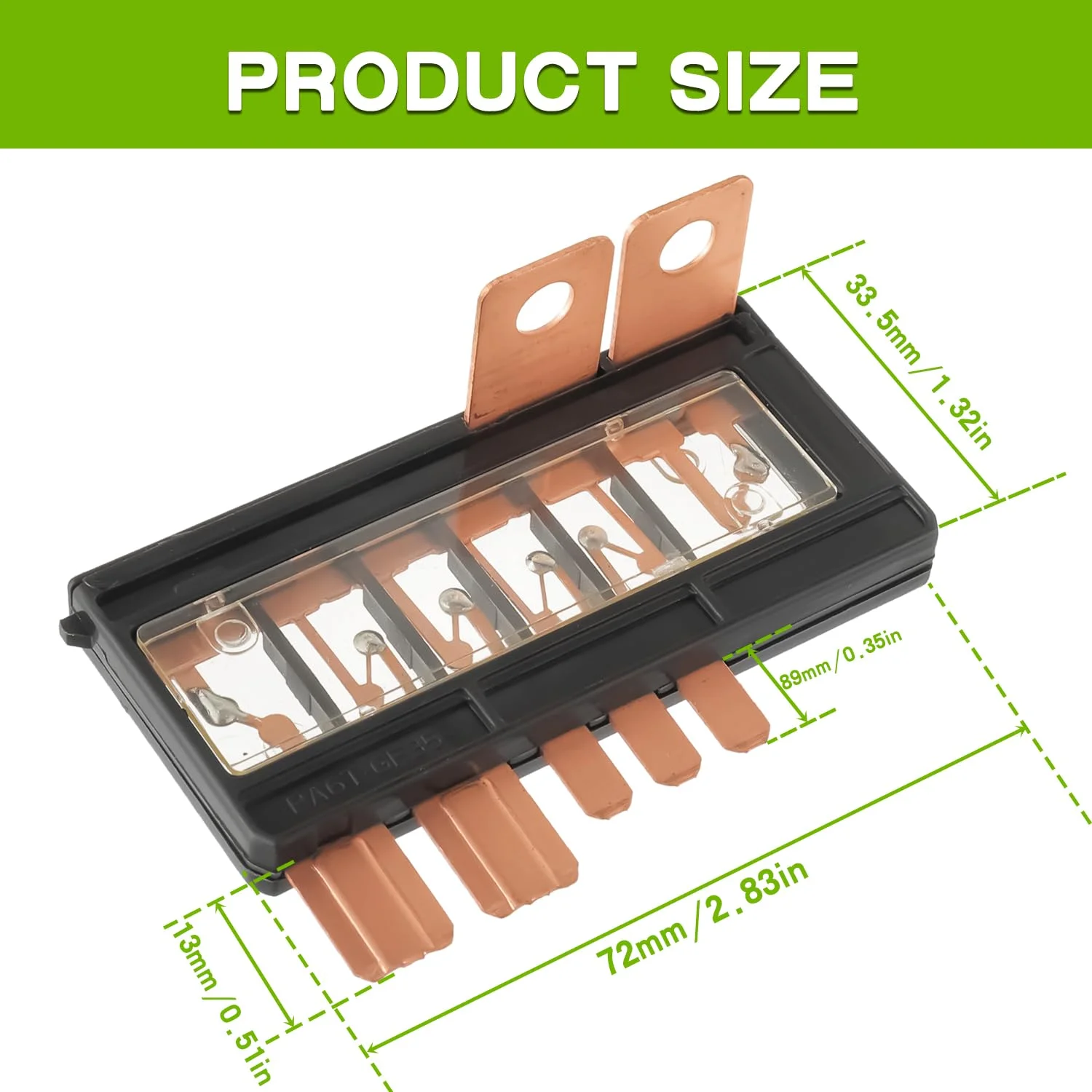 EPLZON 38231-TR0-A01 فیوز بلوکی چندگانه 6 مداره 32 آمپر با پیچ های نصب مناسب برای سیویک 2012-2015