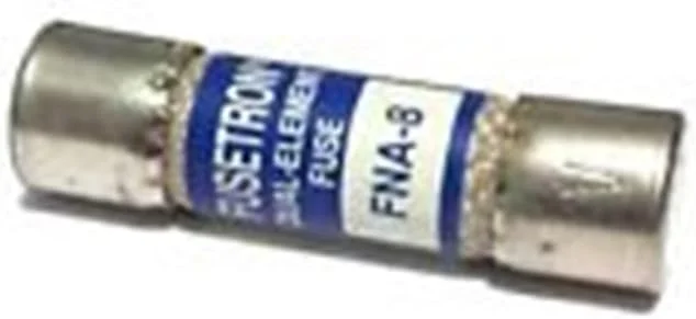 فیوز کارتریجی Bussmann FNA-8، 8 آمپر 125 ولت