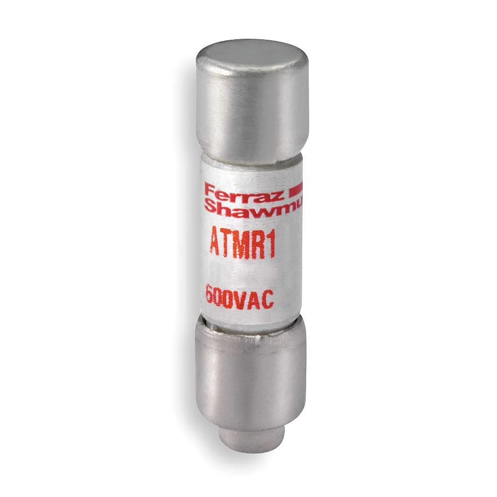 فیوز تک عنصره کلاس CC قطع جریان سریع Mersen ATMR1، 1 آمپر 600 ولت AC 600 ولت DC Amp-Trap