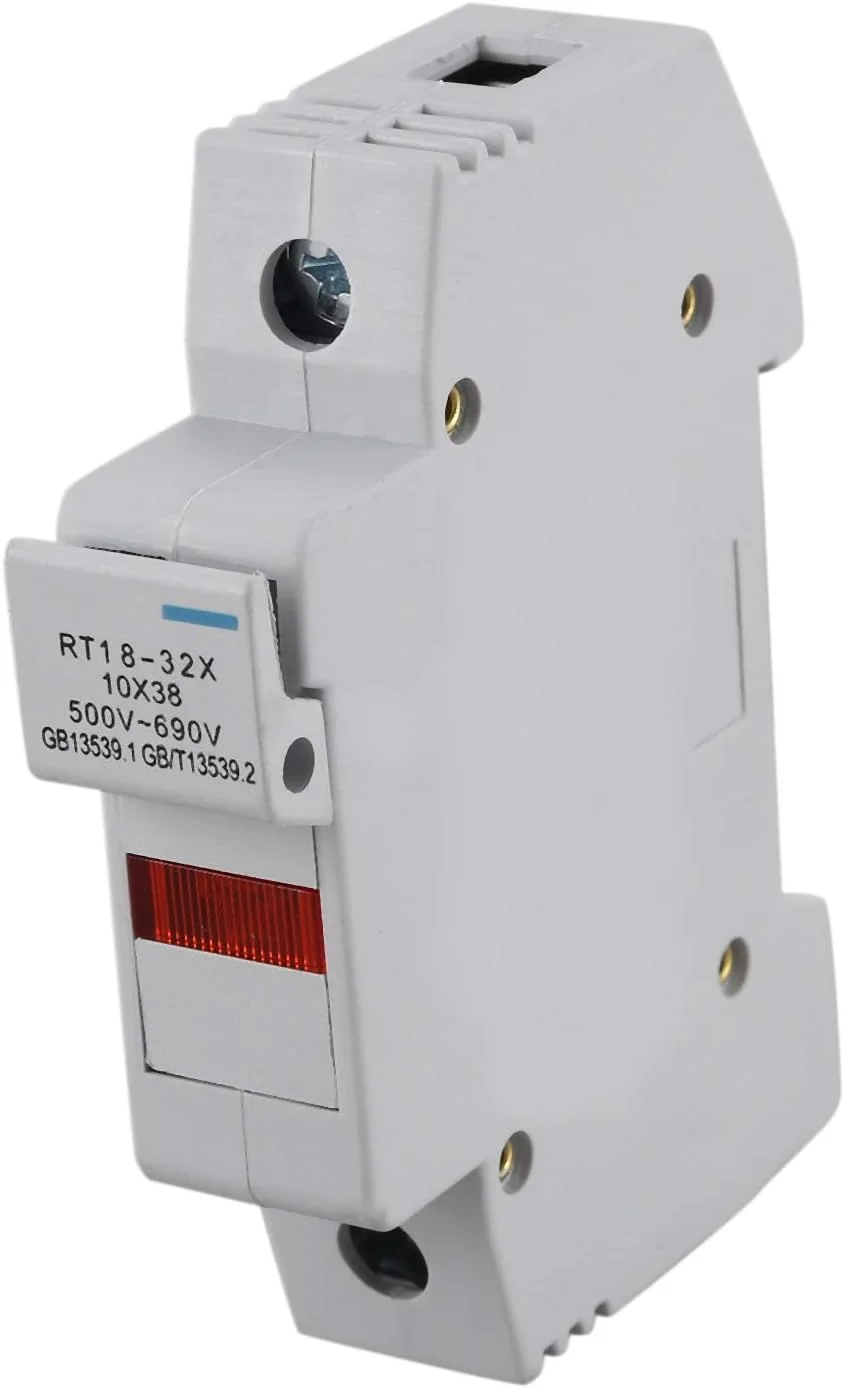 پایه فیوز ریلی DIN پلاستیکی XYFAD 380V 32A 1 10x38mm