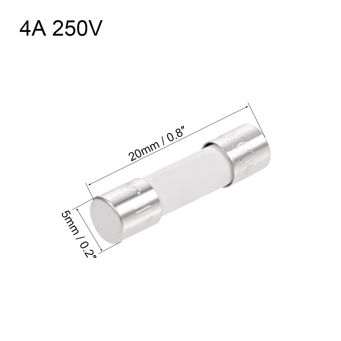 فیوز کارتریجی خودرو uxcell 4A 250V 5x20mm با عملکرد تاخیری، جایگزین برای استریو ماشین، سیستم صوتی، دزدگیر، آمپلی فایر، سرامیکی، 6 عدد فیوز کارتریجی خودرو uxcell 4A 250V 5x20mm با عملکرد تاخیری، جایگزین برای استریو ماشین، سیستم صوتی، دزدگیر، آمپلی فایر، سرامیکی، 6 عدد