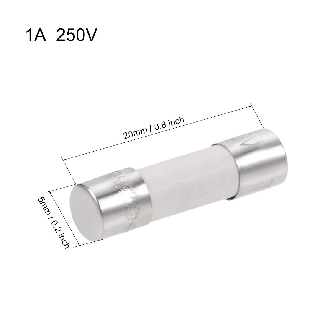 فیوز کارتریجی خودرو uxcell 1A 250V 5x20mm با عملکرد تاخیری، جایگزین برای استریو ماشین، سیستم صوتی، دزدگیر، آمپلی فایر، سرامیکی، 6 عدد فیوز کارتریجی خودرو uxcell 1A 250V 5x20mm با عملکرد تاخیری، جایگزین برای استریو ماشین، سیستم صوتی، دزدگیر، آمپلی فایر، سرامیکی، 6 عدد