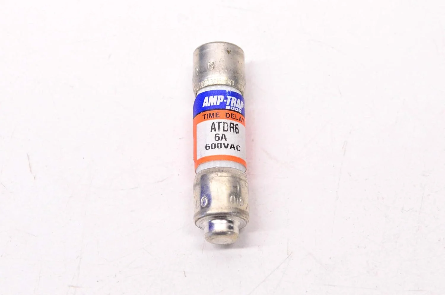 فیوز تاخیری 6 آمپر 600 ولت FERRAZ-SHAWMUT ATDR6، بسته 4 عددی، اندازه 3/8" x 1-1/2"
