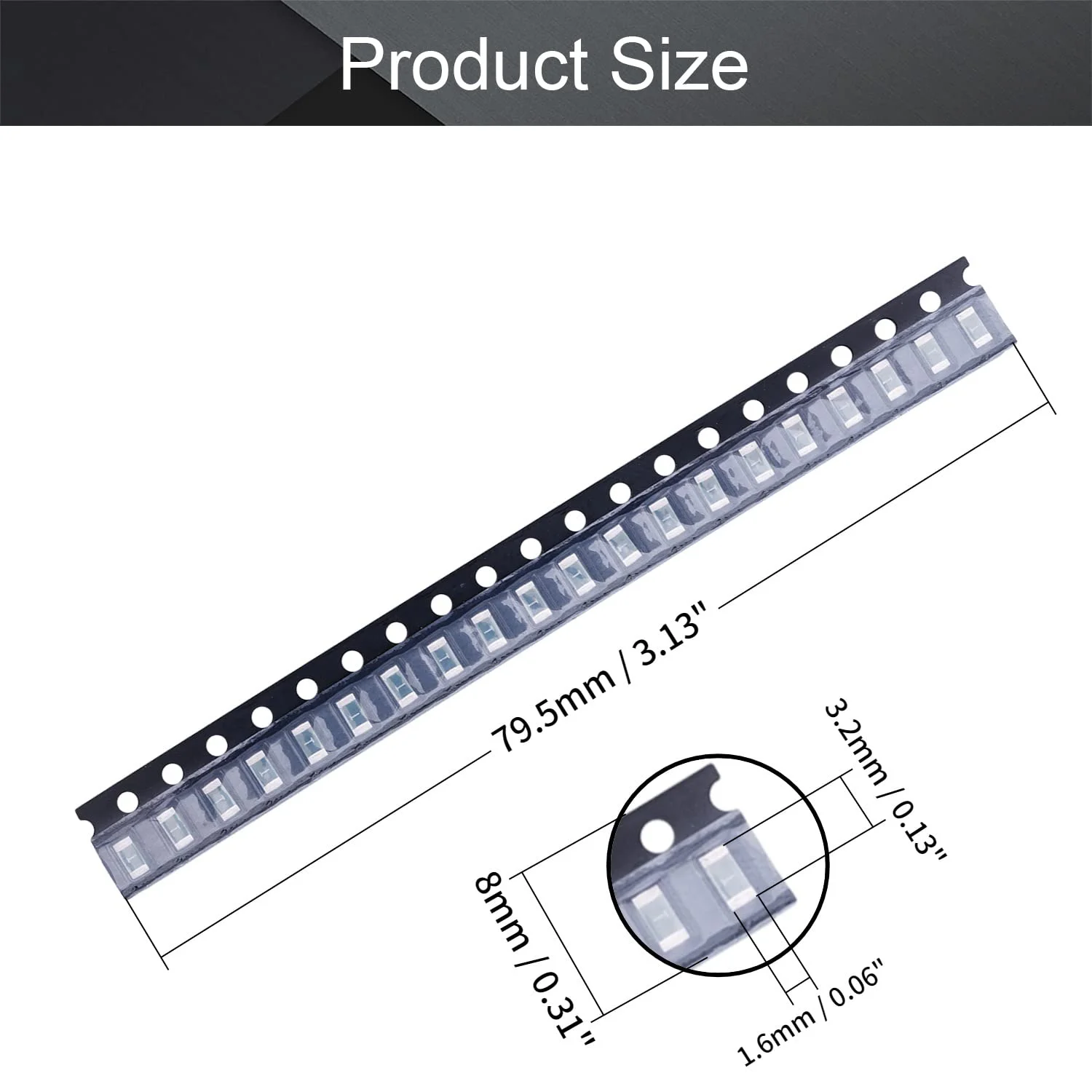 فیوز SMD، فیوز سریع الاثر SMD، تراشه نصب سطحی 1206 برای حفاظت در برابر جریان اضافه ارتباطات، 24 ولت 5 آمپر، 20 عدد فیوز SMD، فیوز سریع الاثر SMD، تراشه نصب سطحی 1206 برای حفاظت در برابر جریان اضافه ارتباطات، 24 ولت 5 آمپر، 20 عدد