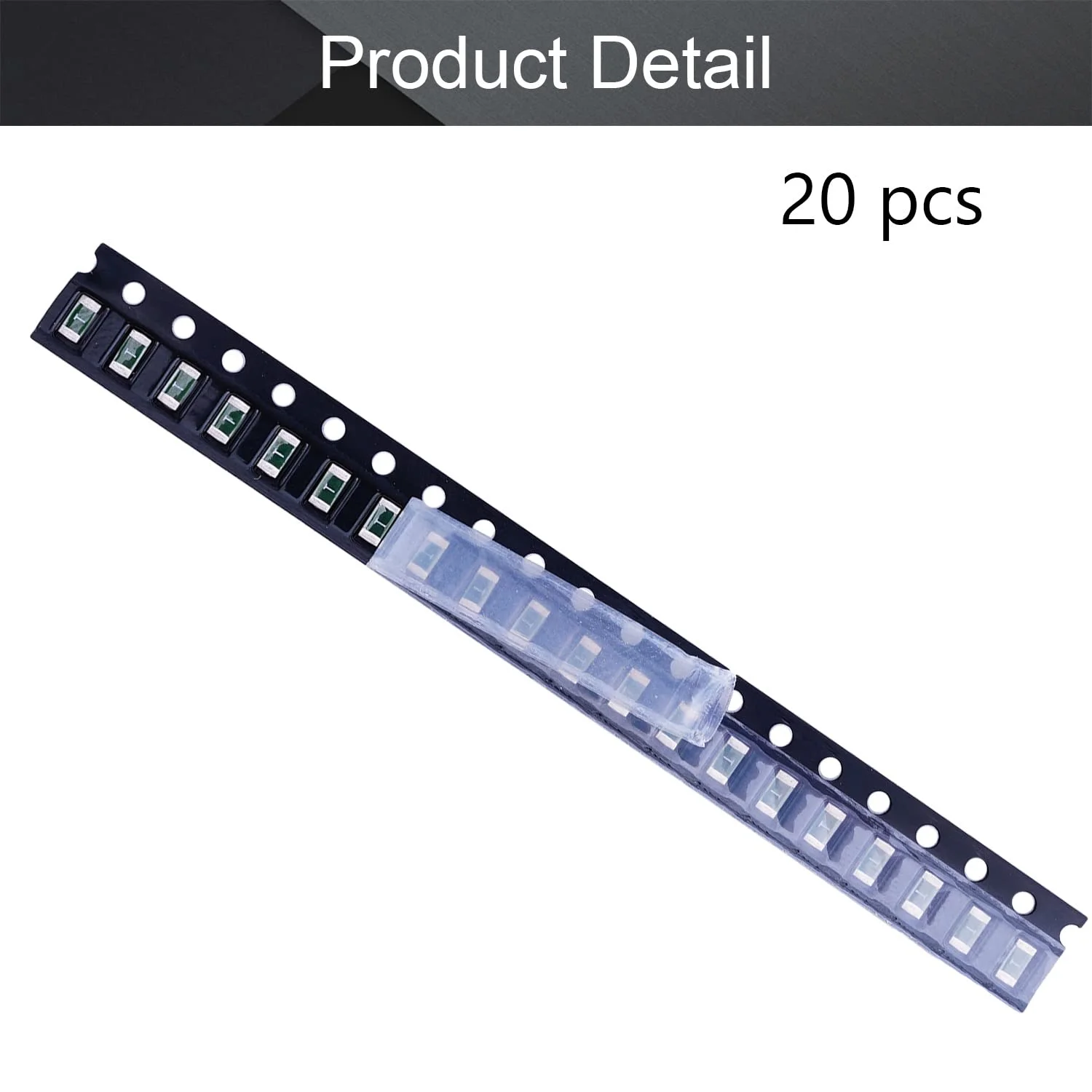فیوز SMD، فیوز سریع الاثر SMD، تراشه نصب سطحی 1206 برای حفاظت در برابر جریان اضافه ارتباطات، 24 ولت 5 آمپر، 20 عدد فیوز SMD، فیوز سریع الاثر SMD، تراشه نصب سطحی 1206 برای حفاظت در برابر جریان اضافه ارتباطات، 24 ولت 5 آمپر، 20 عدد