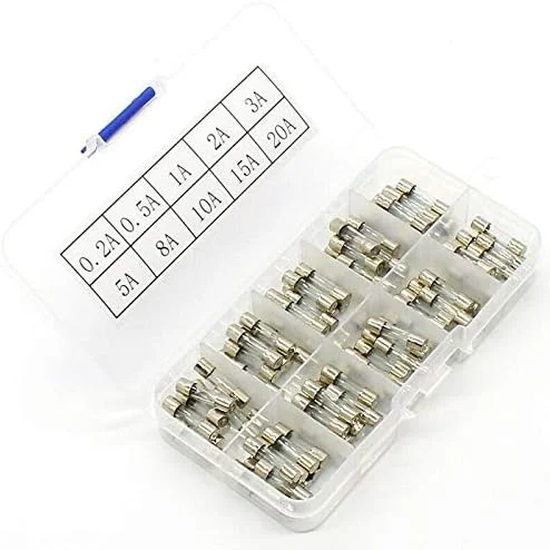 مجموعه 100 عددی فیوز شیشه ای 5x20mm MOOYTT، کیت متنوع فیوز شیشه ای سریع سوز - کیت متنوع سریع سوز 0.2A-15A مجموعه 100 عددی فیوز شیشه ای 5x20mm MOOYTT، کیت متنوع فیوز شیشه ای سریع سوز - کیت متنوع سریع سوز 0.2A-15A