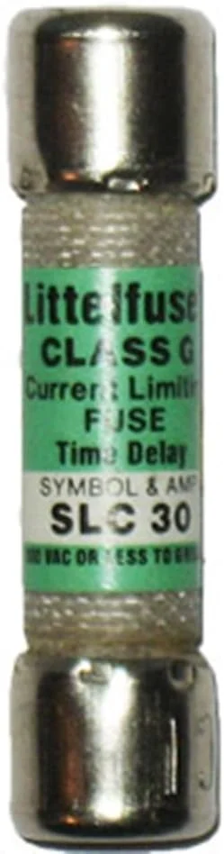 فیوز LITTELFUSE SLC030 30 آمپر، تاخیری، 480 ولت، SLC، فیوز، کلاس G