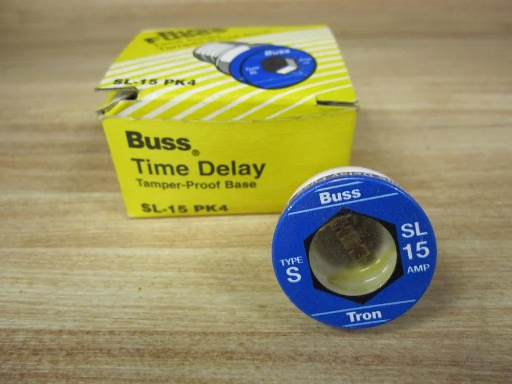 فیوز تاخیری Bussmann SL-15 مدل SL15 (بسته 4 عددی)