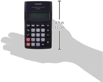 ماشین حساب قابل حمل کاسیو مدل Hl-815L-Bk ماشین حساب قابل حمل کاسیو مدل Hl-815L-Bk